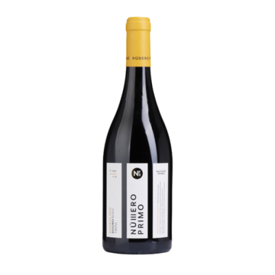 Garrafa de vinho Número Primo com rolha amarela