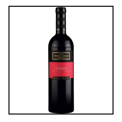 Garrafa de vinho tinto Casa Ermelinda Freitas Syrah Reserva