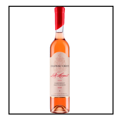 Garrafa de vinho rosé CHATEAU CRISTI 2022 Cabernet Sauvignon