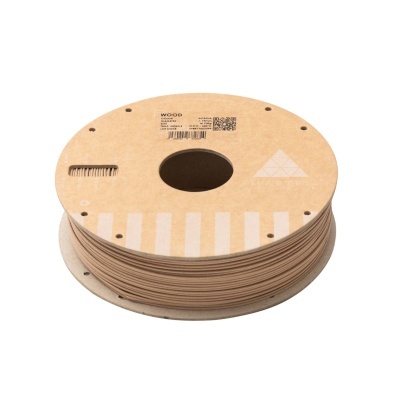 Rolo de filamento para impressora 3D castanho com embalagem de cartão reciclado