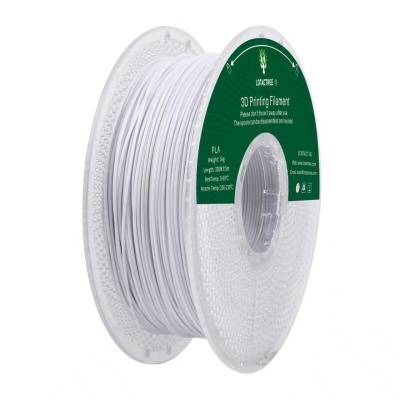 Carretel de filamento branco para impressão 3D LOTACTREE PLA