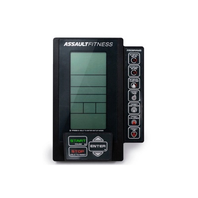 Computador de controlo ASSAULTFITNESS para equipamento de fitness com ecrã digital e botões