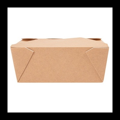 Caixa de cartão castanha fechada