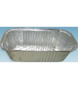 Tabuleiro retangular de alumínio descartável