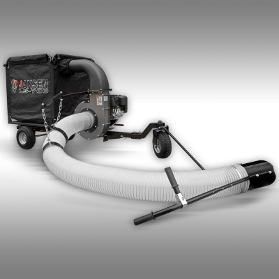 Aspirador industrial JANSEN LS-700 com mangueira flexível e saco preto para detritos