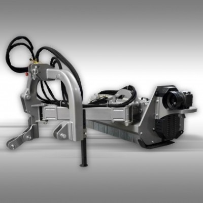 Máquina industrial metálica cinzenta com tubos e componentes mecânicos