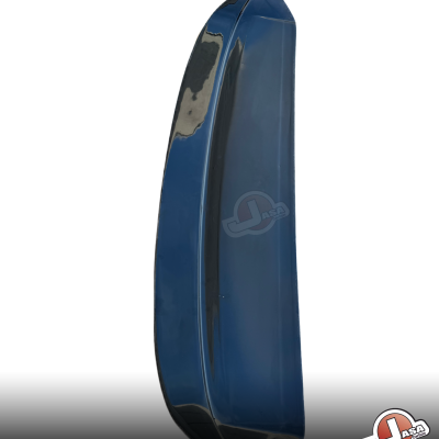 Defletor lateral automóvel em fibra de carbono azul escuro com logótipo JASA