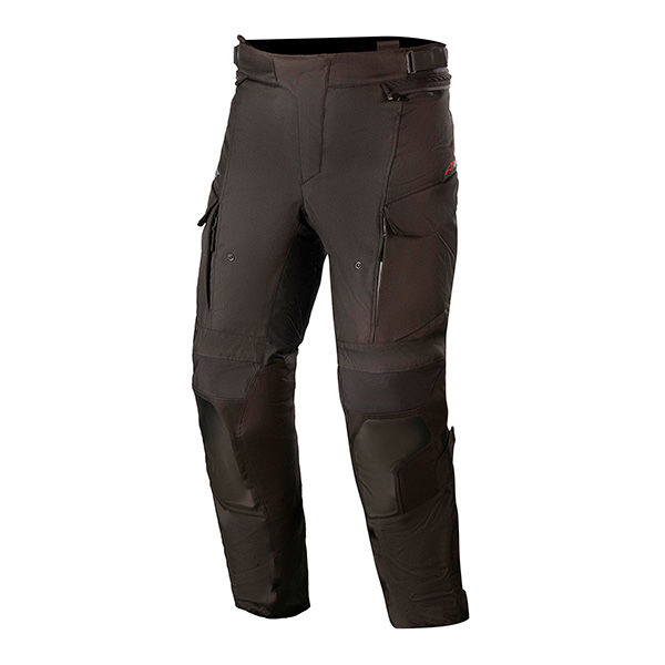 Calças Alpinestars Andes V3 Drystar Calças de trabalho pretas com bolsos e costuras reforçadas