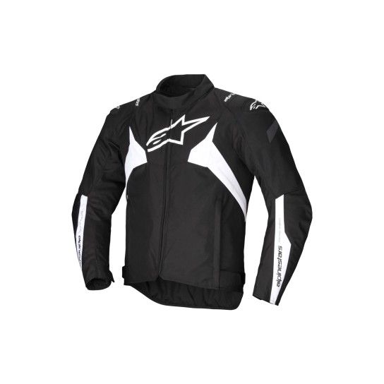 BLUSÃO ALPINESTARS T-JAWS V4 WP Casaco de mota preto e branco Alpinestars