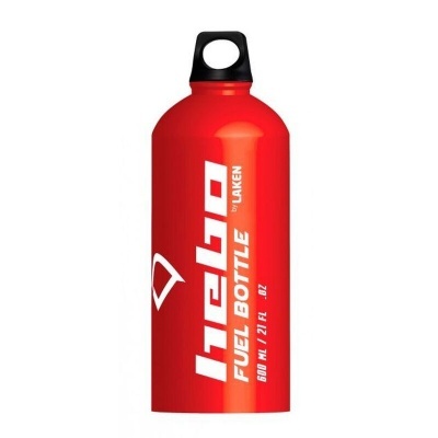 Garrafa vermelha Laken Fuel Bottle com tampo preto