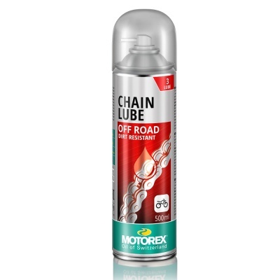 Spray lubrificante para corrente de bicicleta Motorex Chain Lube Off Road 500 ml