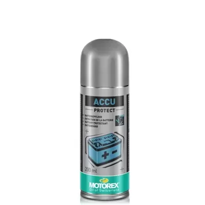 Frasco de spray Motorex ACCU PROTECT 200 ml para proteção de baterias