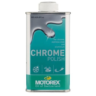 Lata de polimento de cromo Motorex com 200 ml