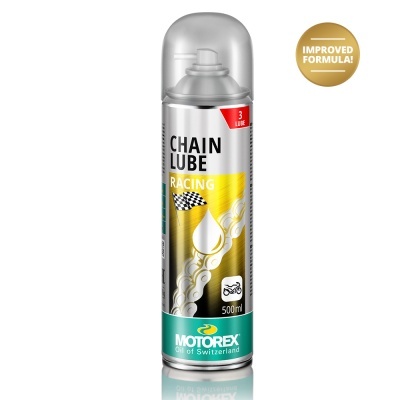 Spray lubrificante para correntes de bicicleta Motorex Chain Lube Racing