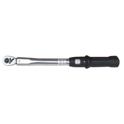 Chave dinamométrica metálica com pega preta