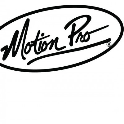 Logótipo Motion Pro preto em fundo branco.