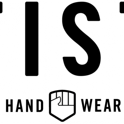 Logótipo FIST com ícone de punho fechado e as palavras HAND WEAR