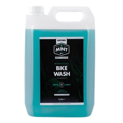 Recipiente plástico com líquido azul para lavagem de bicicletas OXFORD MINT BIKE WASH