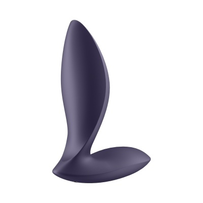 Produto anatómico roxo em silicone com base larga