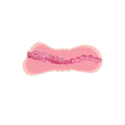 Produto rosado com textura detalhada sobre fundo branco