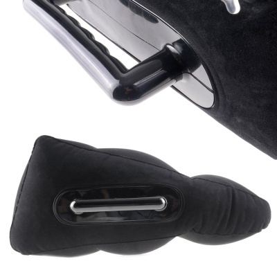 Assento automóvel para animais de estimação preto com cinto de segurança