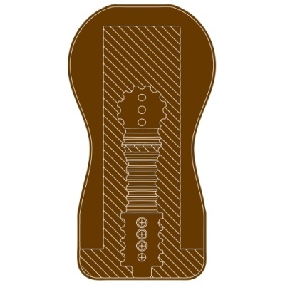 Desenho esquemático de lâmpada incandescente em corte