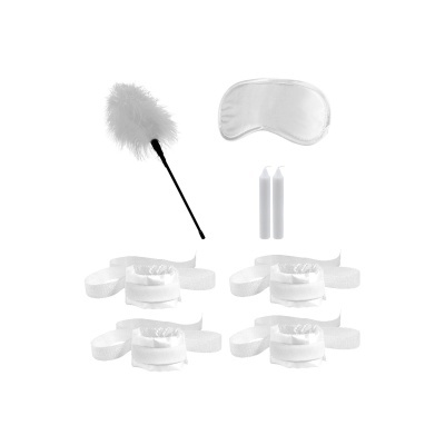 Conjunto de vários artigos brancos para uso pessoal