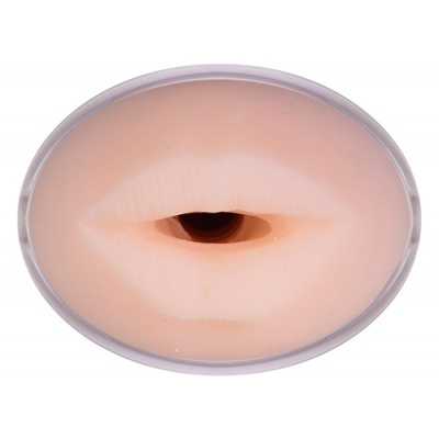 Produto oval cor de pele com abertura central