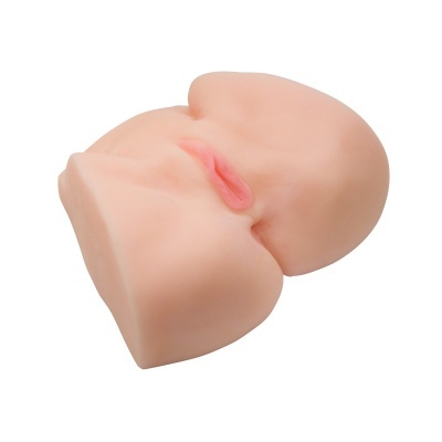 Objeto de silicone em forma anatômica cor de pele