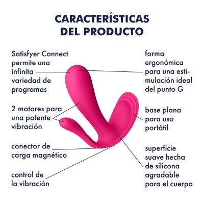 Produto rosa em silicone com forma ergonómica para estimulação do ponto G