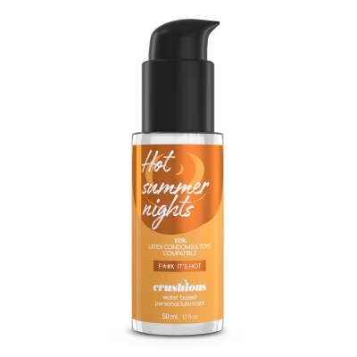 Frasco de lubrificante pessoal Crushbasics Hot Summer Nights 50 ml