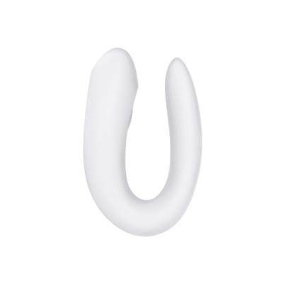 Produto em forma de U branco com textura lisa