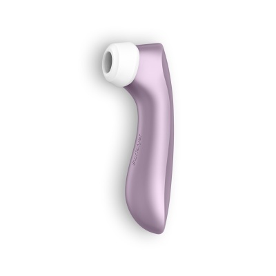 Dispositivo ergonómico roxo claro com cúpula branca de silicone