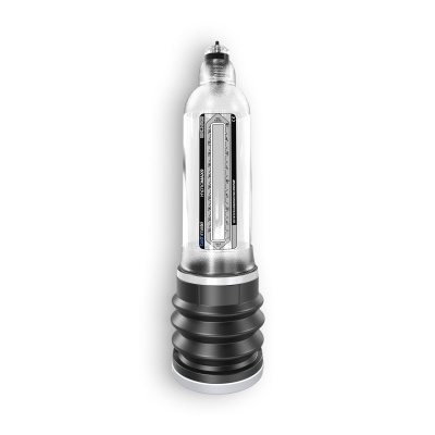 Dispositivo cilíndrico transparente e preto com bulbo de vidro