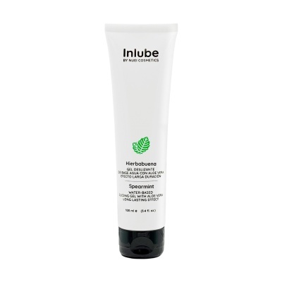 Tubo branco de gel lubrificante Inlube hierbabuena 100 ml