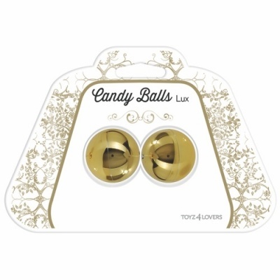 Pacote de Candy Balls Lux douradas da Toyz 4 Lovers