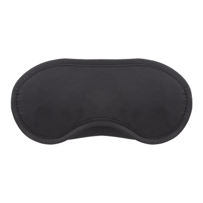 Máscara de dormir preta anatómica em tecido
