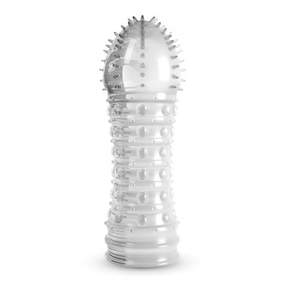 Capa para dispositivo em silicone transparente com textura pontilhada