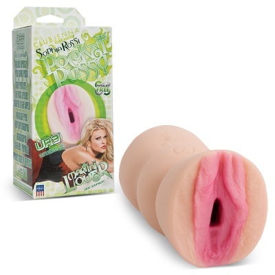 Masturbador adulto realista rosa com embalagem decorada