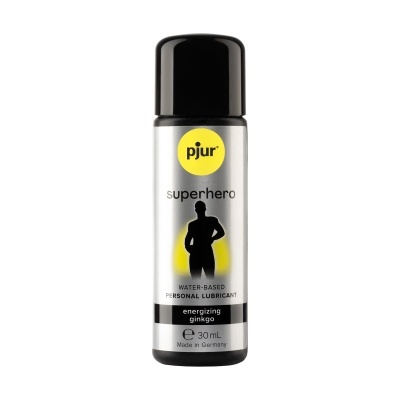 Frasco de lubrificante pessoal pjur superhero 30 mL