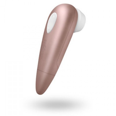Auricular Bluetooth bronze e branco com design ergonómico