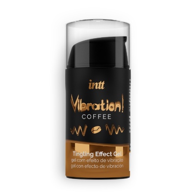 Frasco de gel Vibration Coffee com tampa transparente
