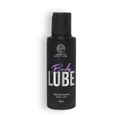 Frasco preto de lubrificante corporal Cobeco Body Lube