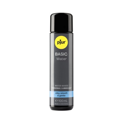 Frasco de lubrificante pessoal pjur BASIC Water com 100 mL