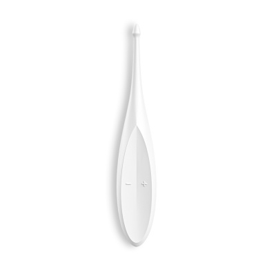 Escova de dentes elétrica branca minimalista