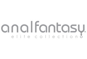 Logotipo 'analfantasy elite collections' cinzento num fundo preto