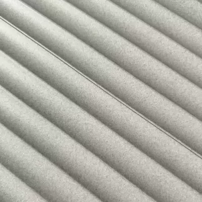 tecido cinzento ondulado com textura suave