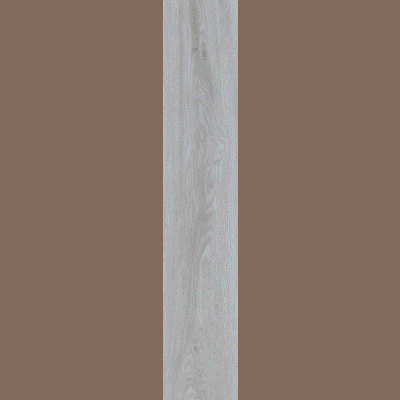 Piso vinílico ou laminado com padrão de madeira clara cinza/bege