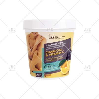 Esfoliante corporal IDC Institute carvão e vitamina C