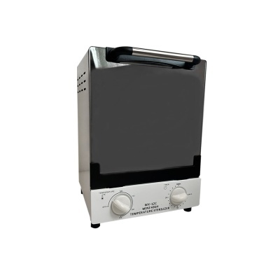 Esterilizador de temperatura WX-1201 cinzento com painel branco e botões